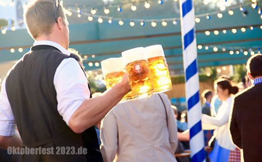 Bierpreise Oktoberfest 2023 - Preise für Bier und Getränke in den Festzelten in München
